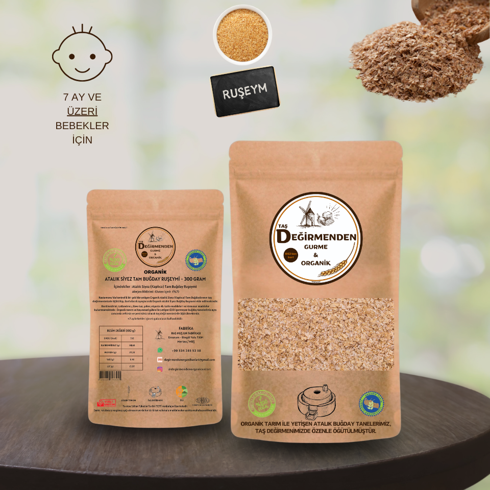 Organik Atalık Siyez Buğday Ruşeymi - 300 Gram