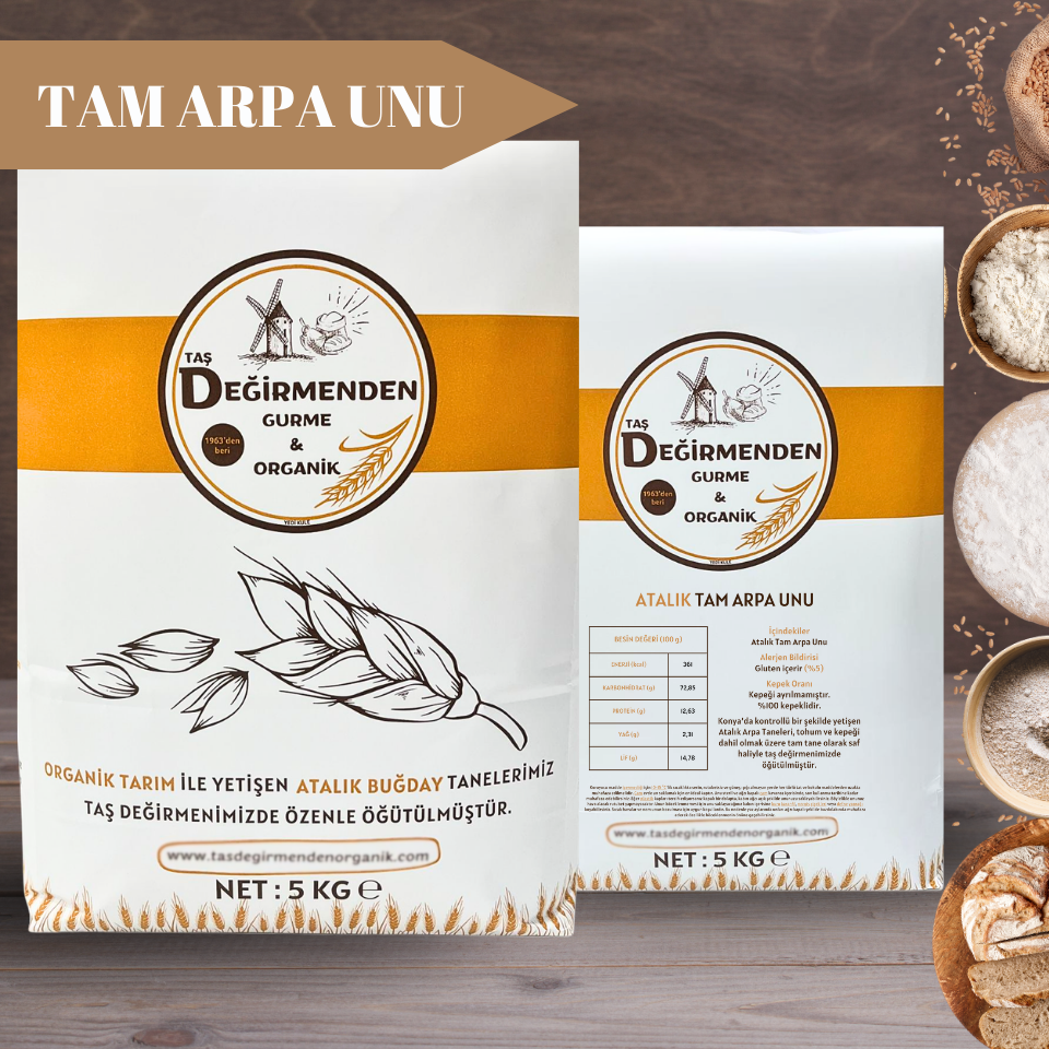 Atalık Tam Arpa Unu - 5 Kilo