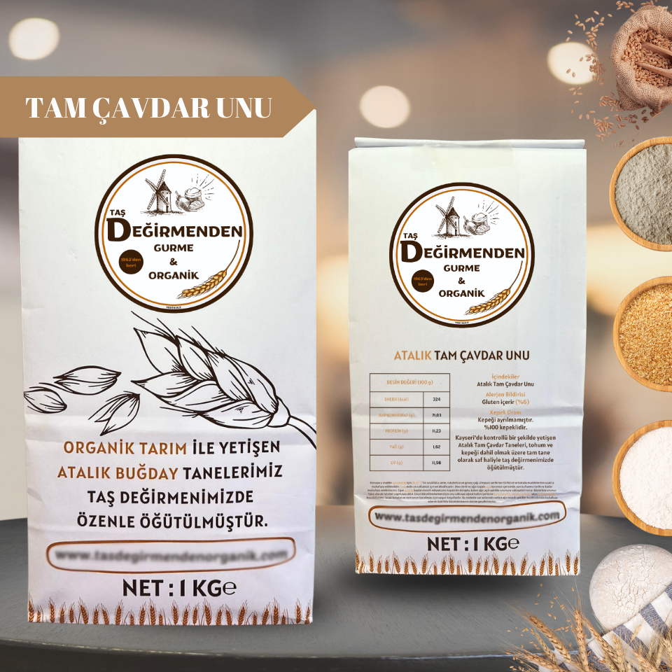 Atalık Tam Çavdar Unu - 1 Kilo