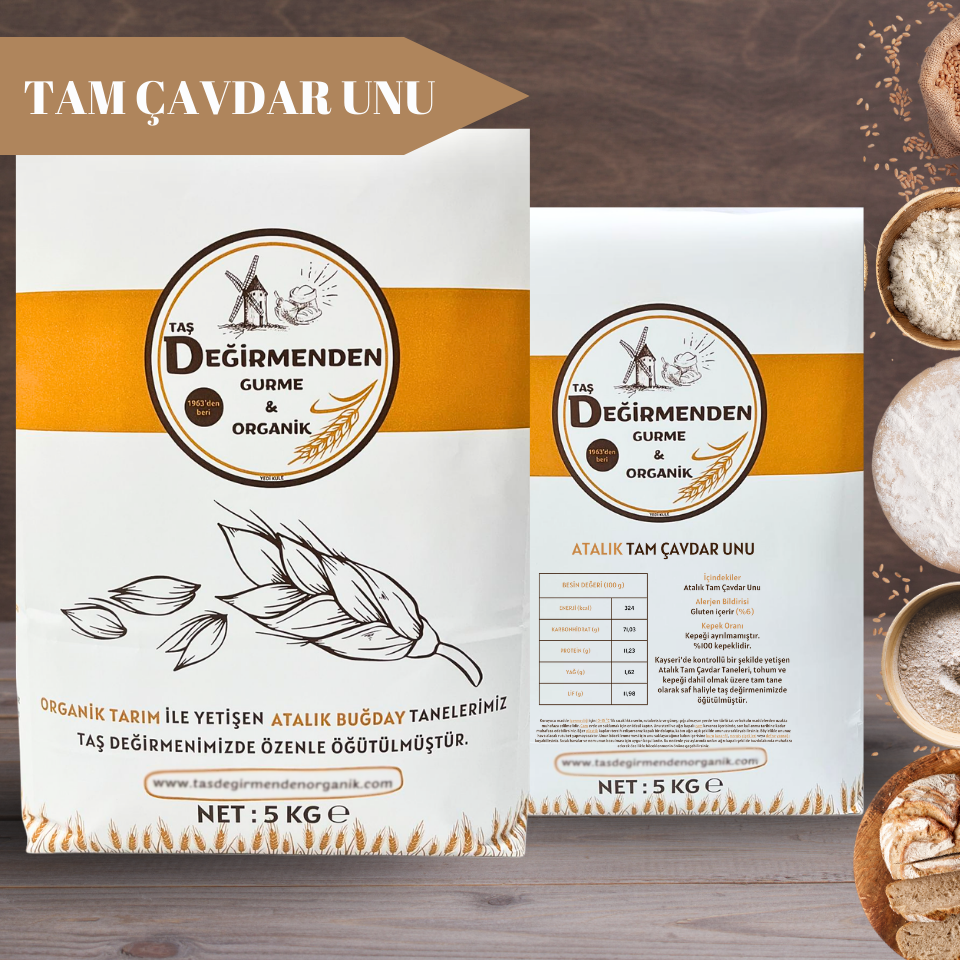 Atalık Tam Çavdar Unu - 5 Kilo