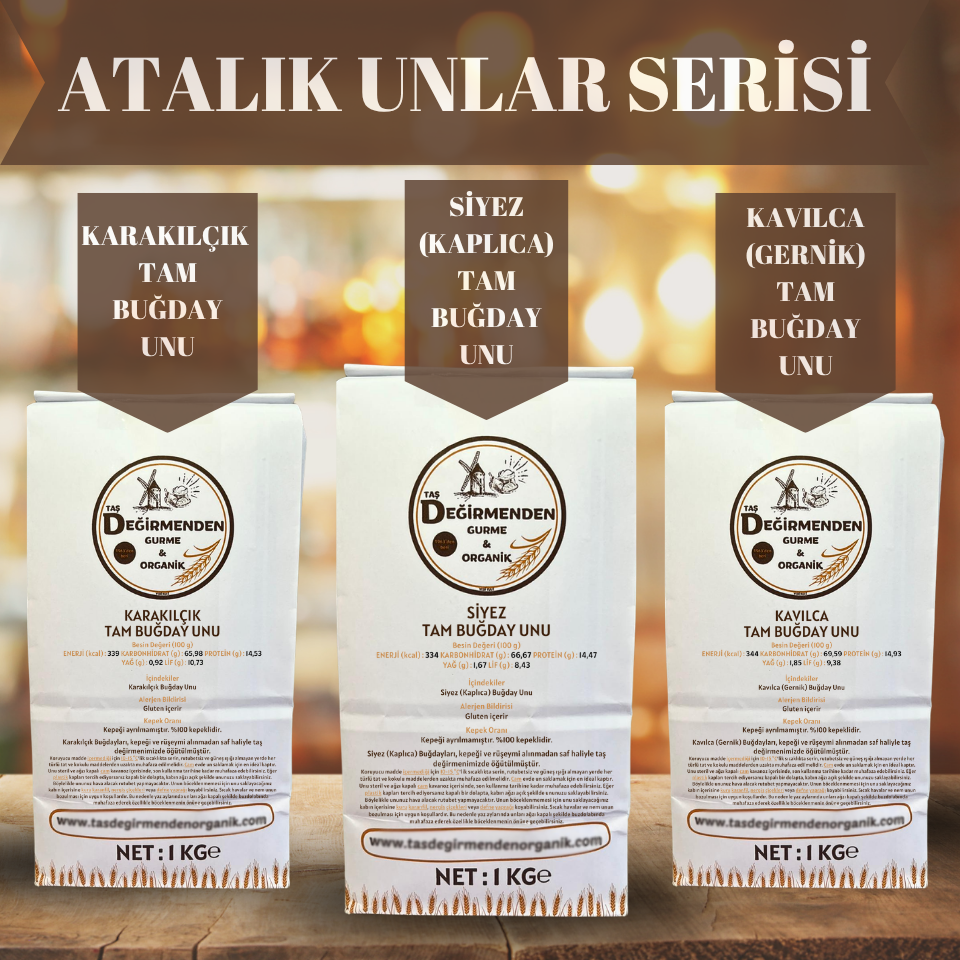Atalık Unlar Seti 1 (Siyez-Karakılçık-Kavılca)