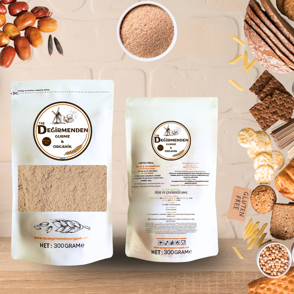 Atalık İğde Ve Çekirdeği Unu (Gluten İçermez) - 300 Gram