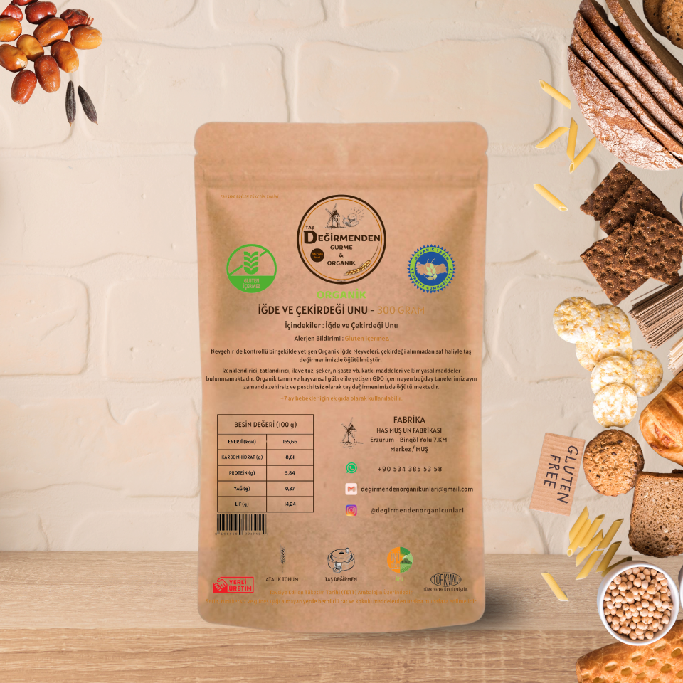İğde Ve Çekirdeği Unu (Gluten İçermez) - 300 Gram