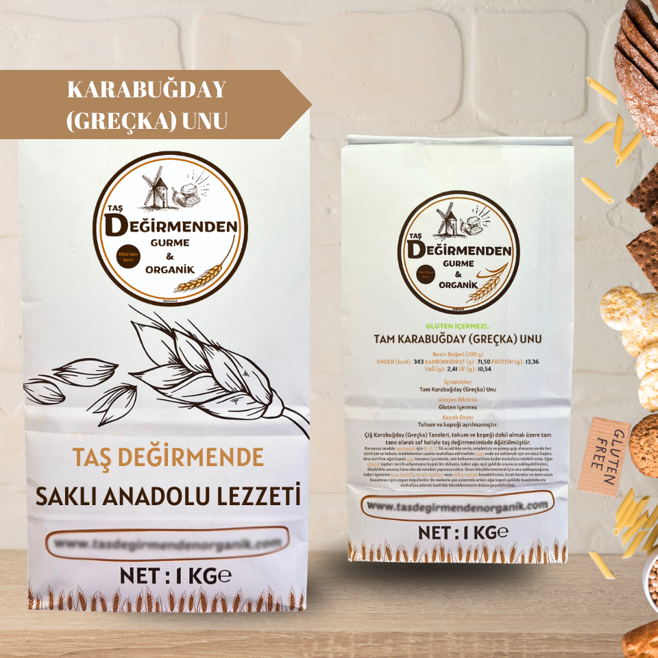 Karabuğday (Greçka) Unu (Gluten İçermez) - 1 Kilo