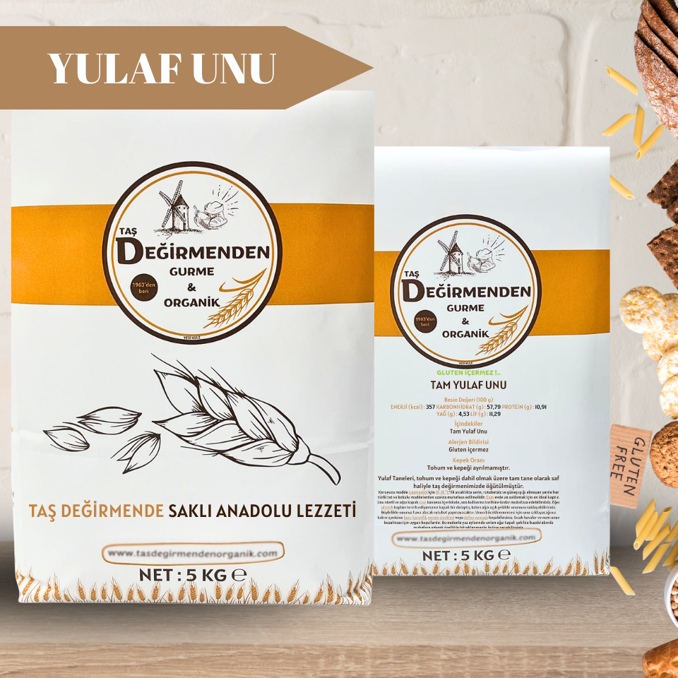 Tam Yulaf Unu (Gluten İçermez) - 5 Kilo