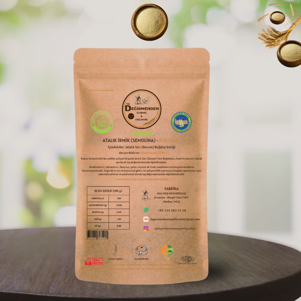 Atalık İrmik (Semolina) - 500 Gram
