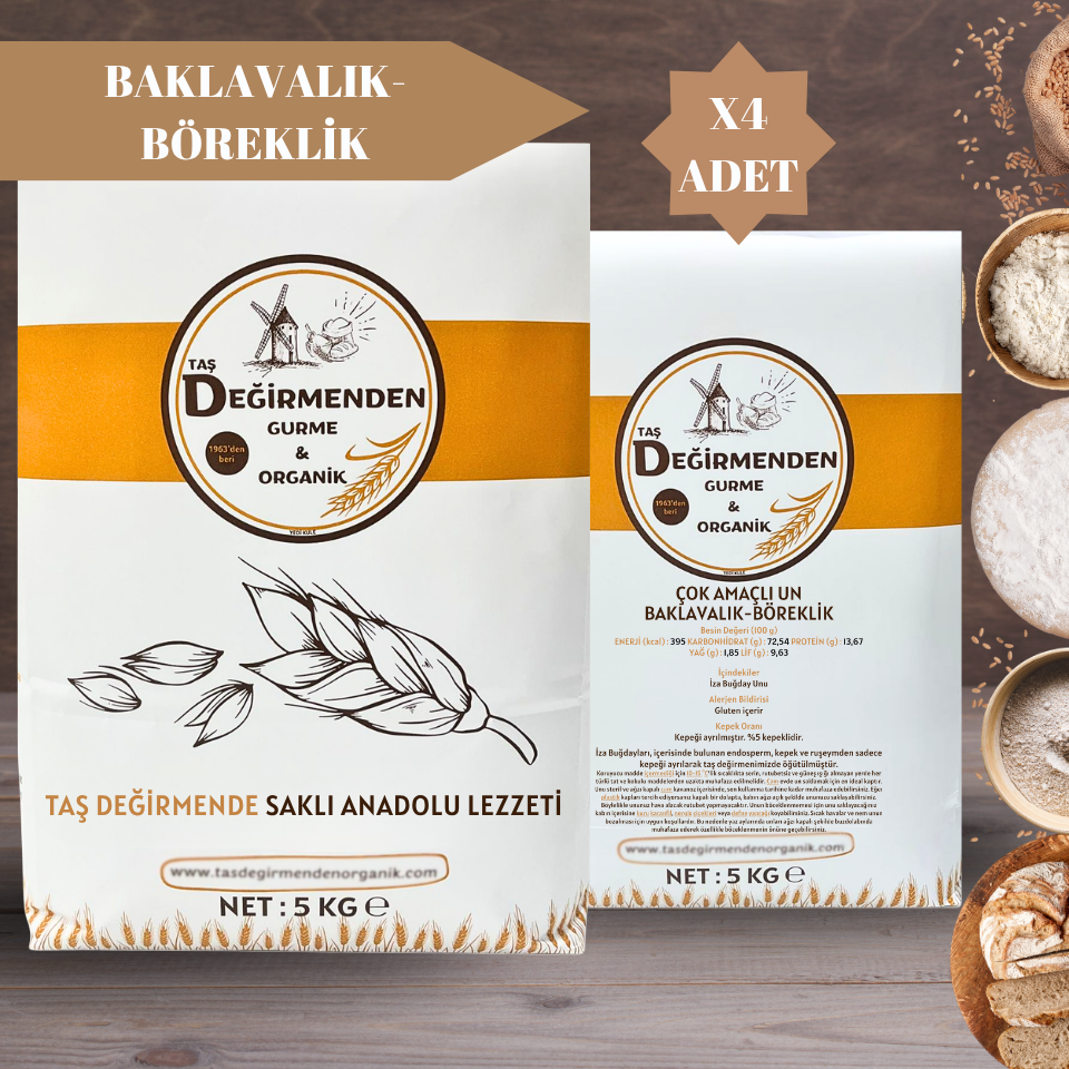 Atalık Çok Amaçlı Un - Baklavalık-Böreklik - 20 Kilo