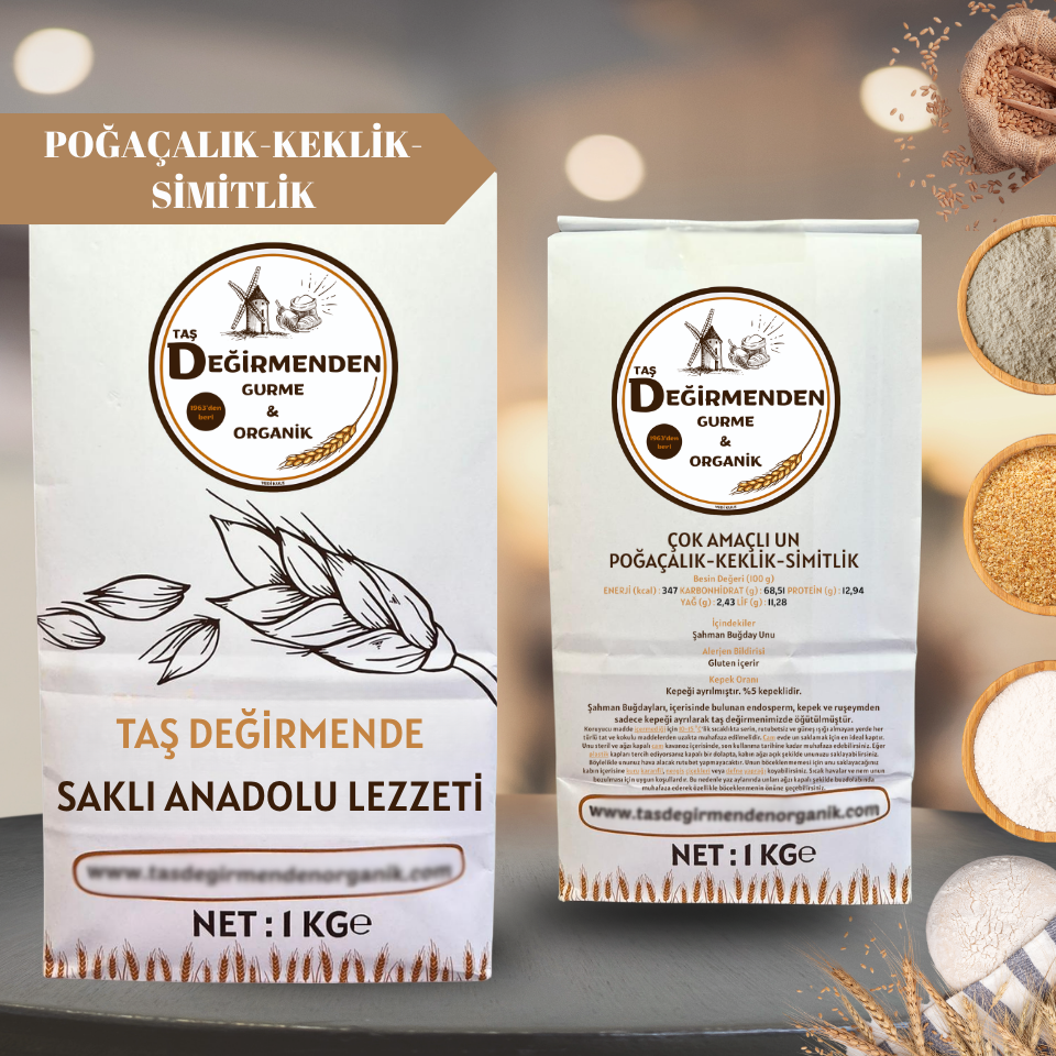 Çok Amaçlı Un - Poğaçalık-Keklik-Simitlik - 1 Kilo