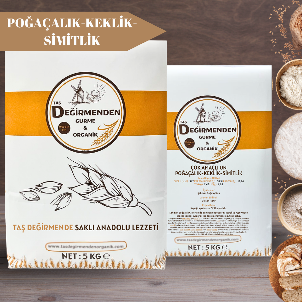 Çok Amaçlı Un - Poğaçalık-Keklik-Simitlik - 5 Kilo
