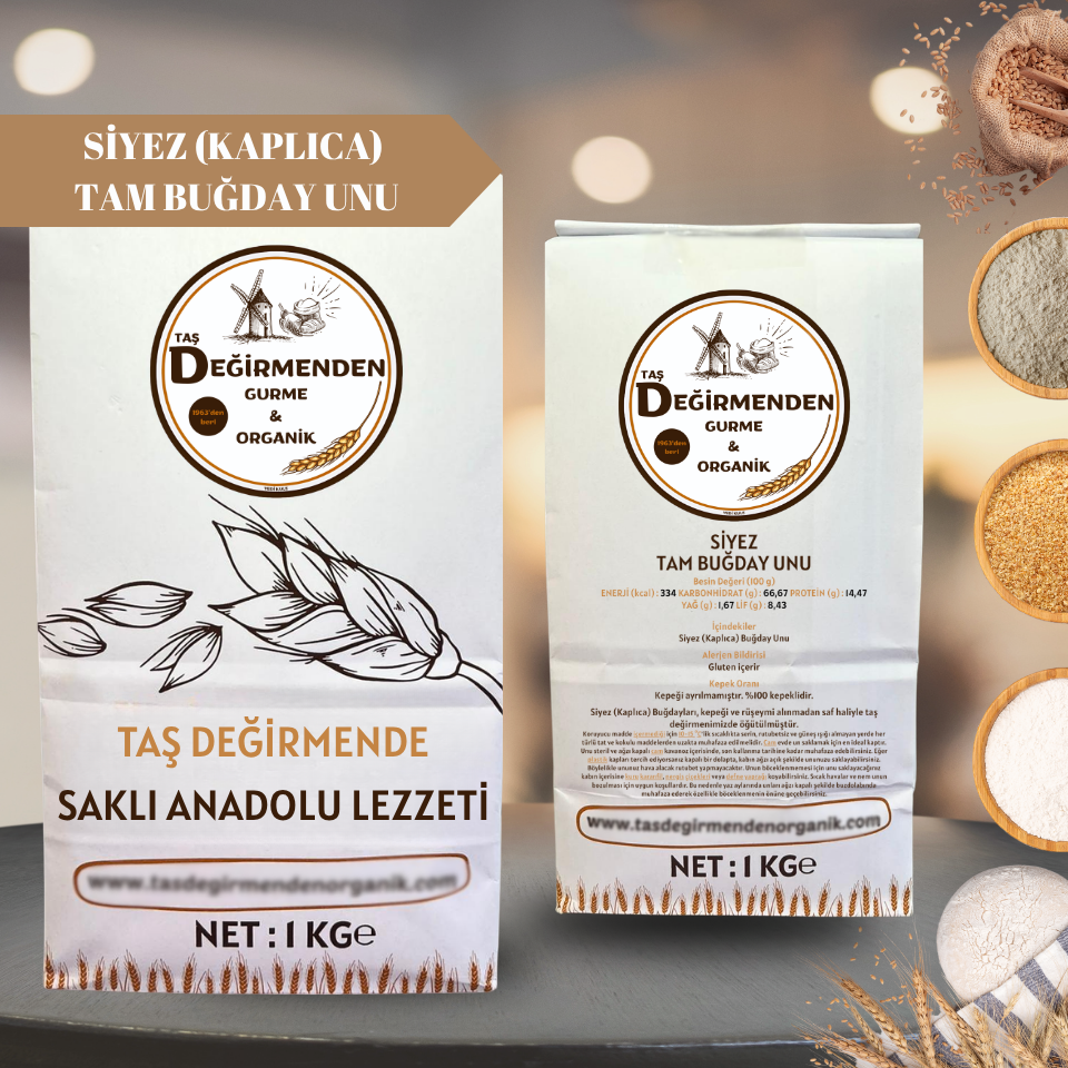 Siyez Tam Buğday Unu - 1 Kilo