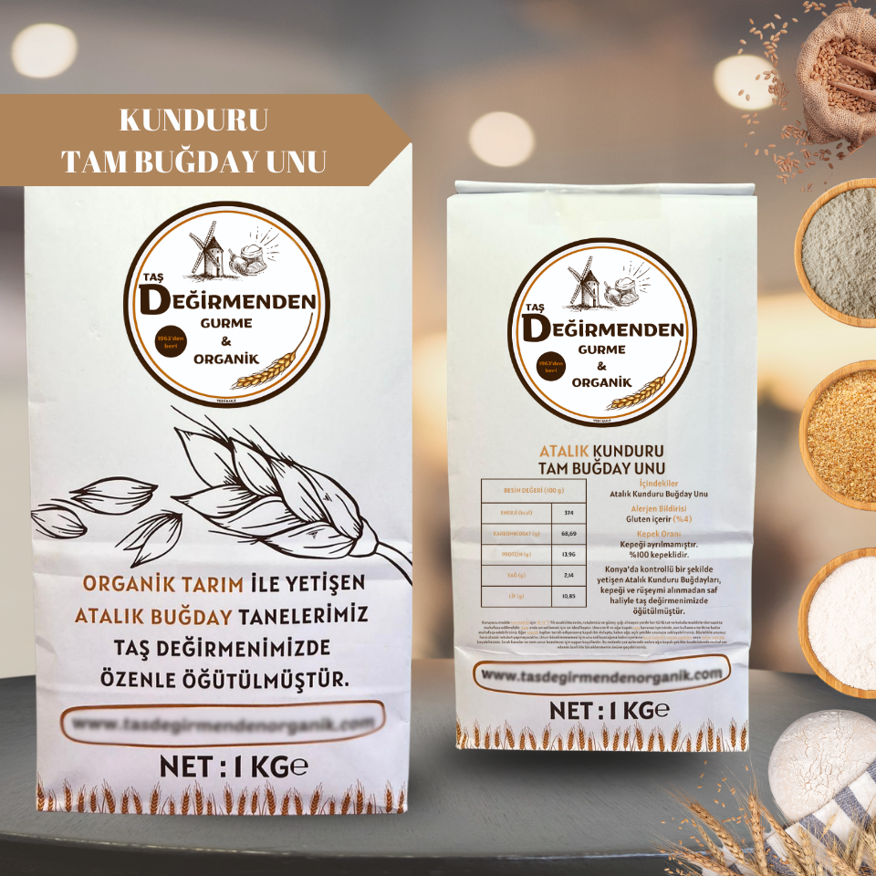 Atalık Kunduru Tam Buğday Unu - 1 Kilo