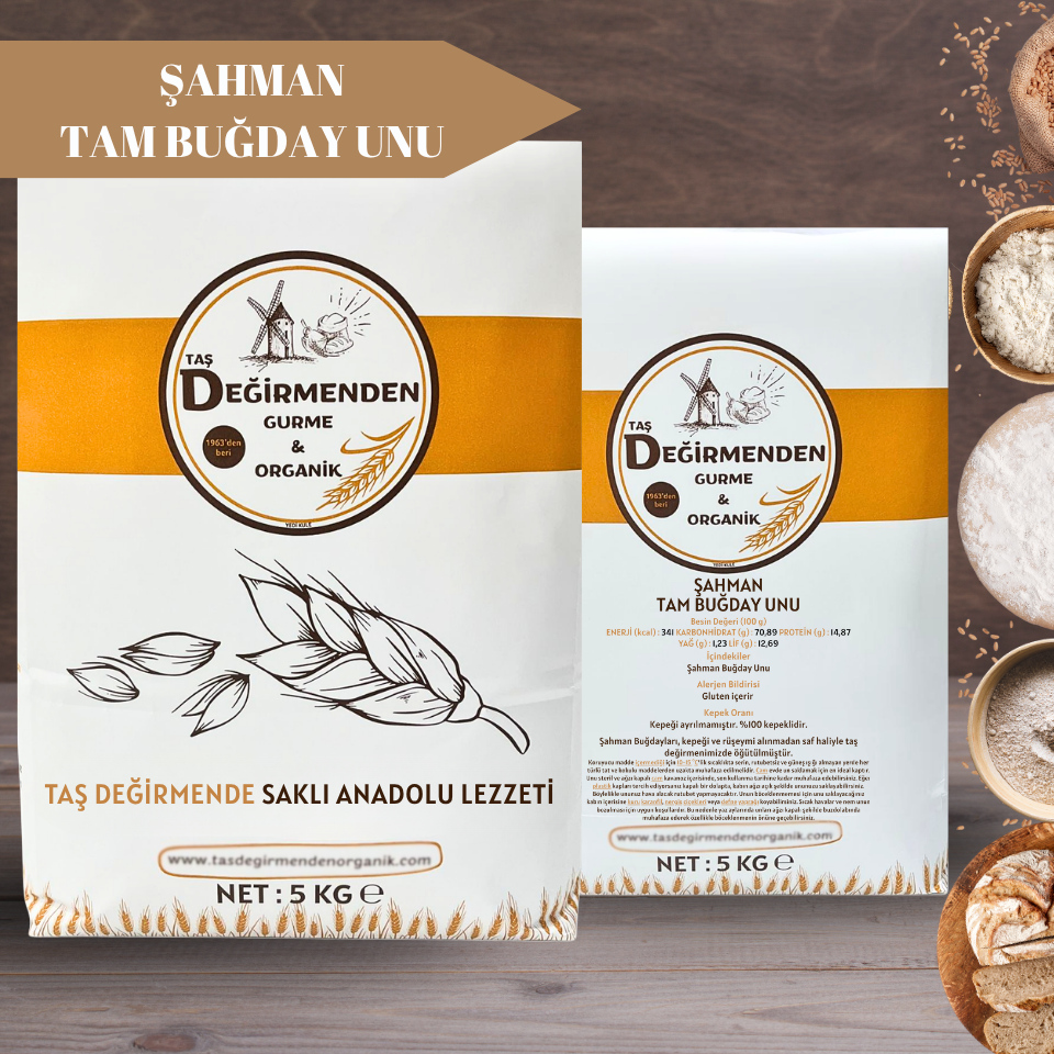Şahman Tam Buğday Unu - 5 Kilo