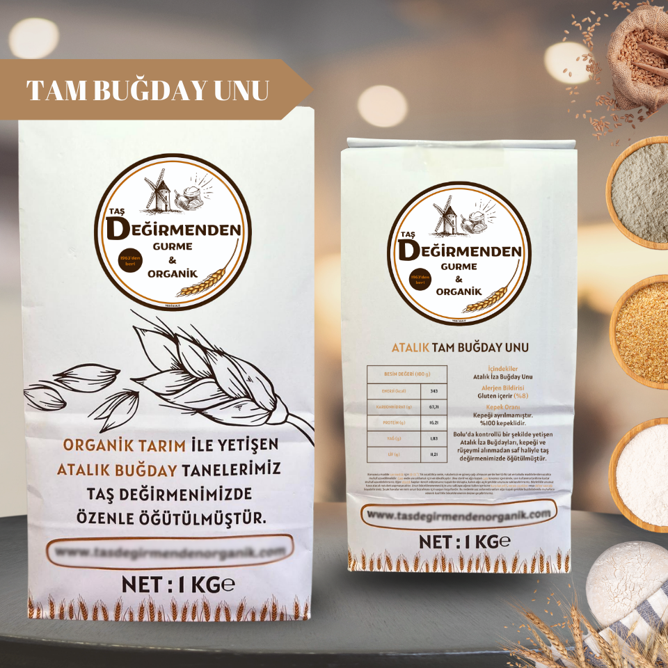 Atalık Tam Buğday Unu - 1 Kilo