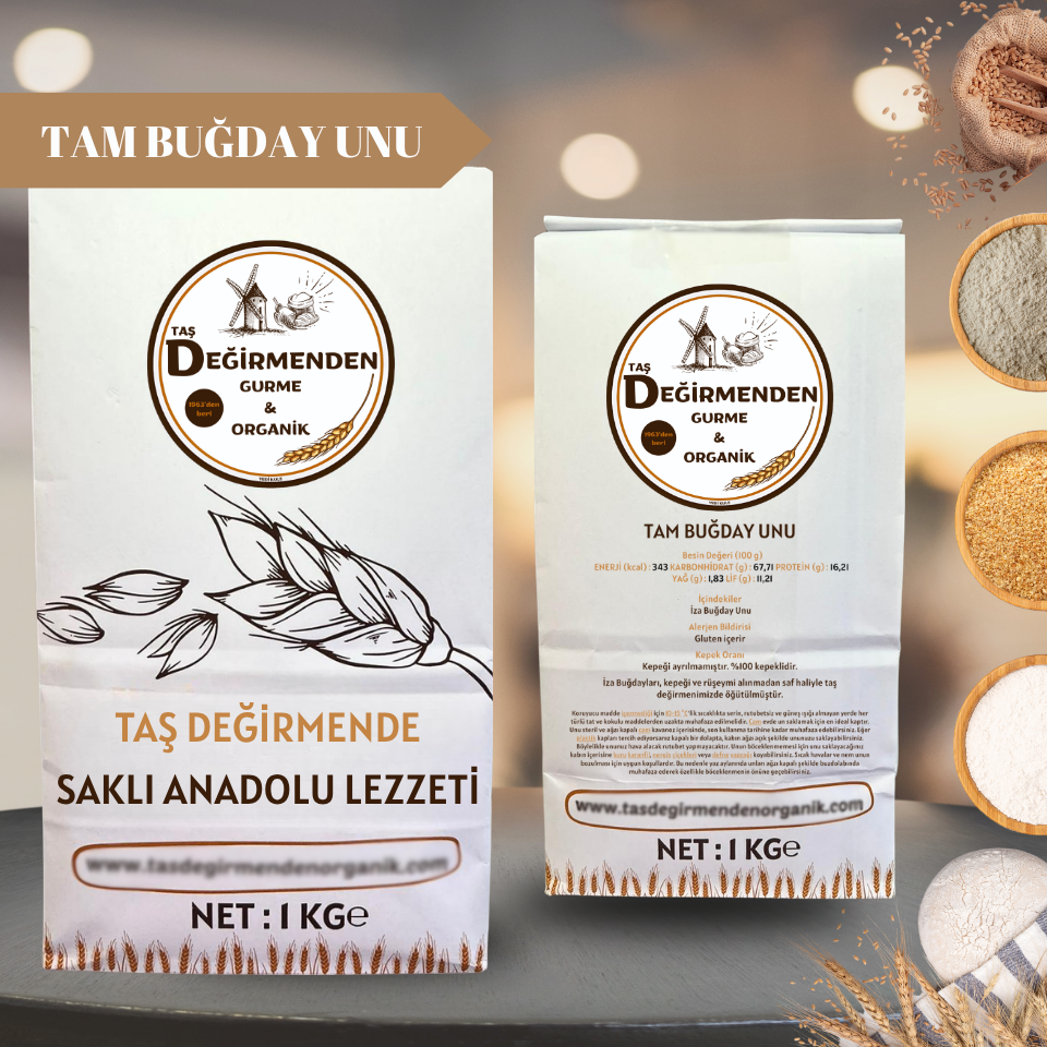 Tam Buğday Unu - 1 Kilo