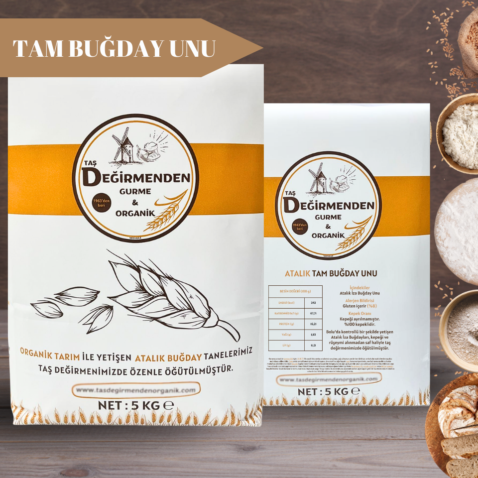 Atalık Tam Buğday Unu - 5 Kilo