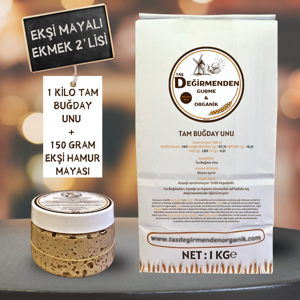 Tam Buğday Unu - Siyez Ekşi Hamur Mayası