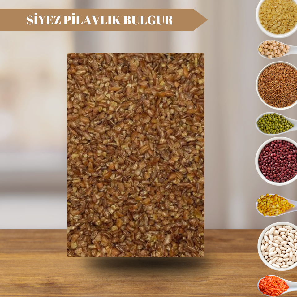 Organik Atalık Siyez Pilavlık Bulgur - 1 Kilo