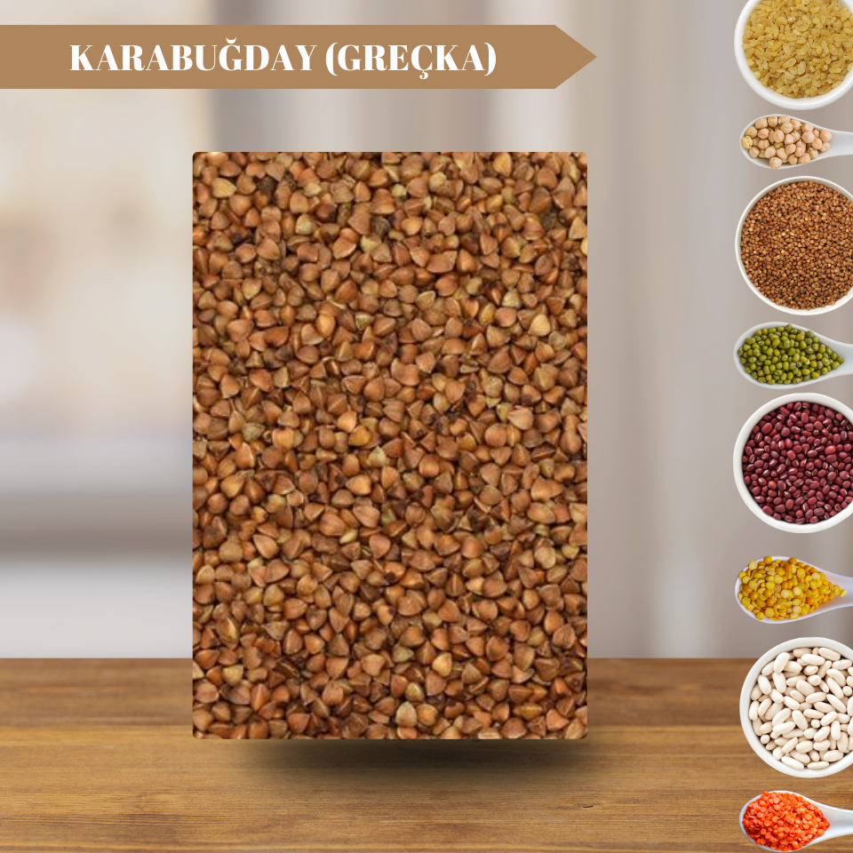 Karabuğday (Greçka) Tane - 1 Kilo