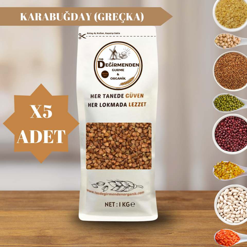 Atalık Karabuğday (Greçka) Tane - 5 Kilo