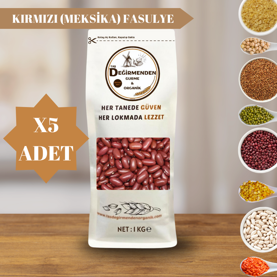 Kırmızı (Meksika) Fasulye - 5 Kilo